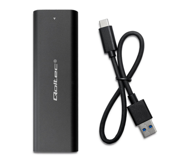 Qoltec Obudowa do dysków M.2 SSD NVME PCI-E USB typ C - 1324567 - zdjęcie 4